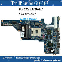 Placa base para ordenador portátil HP pavilion G4-1000, dispositivo de alta calidad, 636375-001, 1GB, 100% probado, DA0R13MB6E1 HM65 HD6470 2024 - compra barato