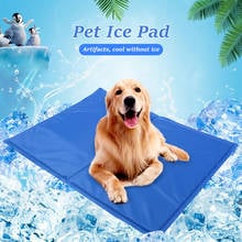 New Pet Soft Summer Cooling Mats Blanket Ice Pad Teddy Mattress Pet Cool Mat Bed Cat Cushion Fit All Pet Puppy Cat Cooling Mat 2024 - compre barato