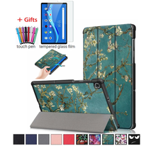 GLIGLE auto-sleep case cover for Lenovo Tab M10 FHD Plus TB-X606F TB-X606X case + stylus+tempered glass film 2024 - buy cheap