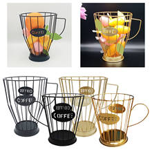 Universal Coffee Capsule Storage Basket Coffee Cup Basket Coffee Pod Organizer Holder Small/Large Black/Golden Optional 2024 - buy cheap