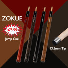 NEW ZOKUE Billiard Jump Cue 13.5mm Tip Hard Maple Shaft 108cm Length 4 Colors Professional Jump Stick Pool Cue for Dropshipping 2024 - buy cheap