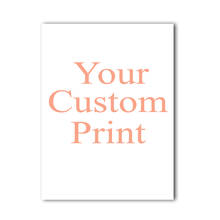 Personalized Gift Custom Poster Any Size Print Canvas Wall Art with Your Photo Painting Decoration Picture for Living Room 2024 - buy cheap