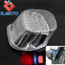 Motorcycle Transparent LED Rear Taillight Brake Lamp Stop Light For Harley Touring XL883 1200 Dyna FLST FXSTB FXSTC 1999-2003 2024 - buy cheap