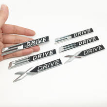 Insignia de emblema del logotipo del coche, accesorios de capacidad de descarga, pegatina de metal 3D XDrive EDrive SDrive para BMW X1 X3 X4 X5 X6 X7 2024 - compra barato