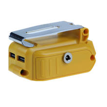 Cargador USB Adaptador convertidor para DeWalt, salida de enchufe CC, 12V, 5A, DC14-21V, nuevo 2024 - compra barato