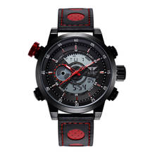 Amst relógio digital esportivo militar quartzo, relógio de pulso de couro impermeável e luxuoso de marca superior com led 2024 - compre barato