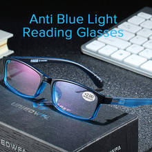 Anti Blue Light Blocking Reading Glasses for Sight Women Computer Presbyopic Eyeglasses Men TR90 Diopter Degree Eyewear +1 +2 +3 2024 - buy cheap