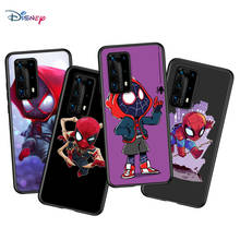 Homem aranha dos desenhos animados da marvel, para huawei p40, p30, p20 pro, p10, p9, p8 lite, ru e, mini plus 2019, 2017, preta 2024 - compre barato