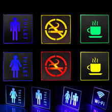 Led Emergency Light Emergency Indicator Sign Lighting For Toilet WIFI Exit etc.Public Areas Information Sign Warning Lights 2024 - buy cheap