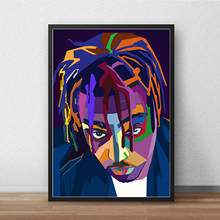 NT545 Artwork Gift Juice WRLD Rapper Star Music Singer Oil Painting Poster Prints Wall Art Canvas Picture Living Home Room Decor 2024 - buy cheap