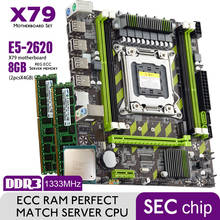 Atermiter X79G X79 Motherboard Set With LGA2011 Combos Xeon E5 2620 CPU 2pcs x 4GB = 8GB Memory DDR3 RAM 1333Mhz PC3 10600R RAM 2024 - buy cheap