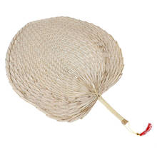 Portable Baby Mosquito Repellent Fan Summer Manual Straw Hand Fans Palm Leaf Mini Home Bamboo Dance Gift Party Wedding Supplies 2024 - buy cheap