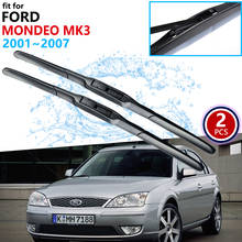 Limpiaparabrisas delantero para Ford Mondeo MK3, limpiaparabrisas, accesorios para coche, 2001 ~ 2007 2004 2005 2006 2024 - compra barato