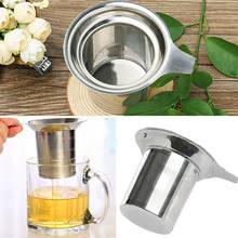 Infusor de chá reutilizável de aço inoxidável, bule para chá, coador de folha solta e tempero, acessório de cozinha ferramenta para bebidas 2024 - compre barato