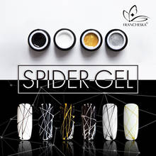 Francheska 6 Color Spider Gel Nail Polish Professional Nail Art Paint Gel Lacquer Emboss Pull Line Spider Pulling Painting TSLM2 2024 - buy cheap
