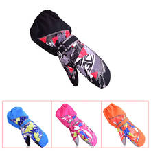 SG08-C niños guantes de esquí de invierno Cálido impermeable a prueba de viento chico nieve guantes niños niñas deporte snowboard guantes Anti Slip 2022 - compra barato