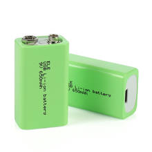 Batería recargable para multímetro, pila de litio de 650mAh, 6F22, 9V, Micro USB, micrófono, juguete, Control remoto, 2 uds. 2024 - compra barato