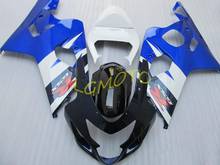 Injection custom Bodywork  black white blue SUZUKI GSXR 750  GSXR600 750 04 05 GSXR 600  K4 GSXR750 2004 2005 Fairing body kit 2024 - buy cheap