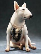 Mr. z 1/6 simulação tatuagem bull head terrier, modelo de 14cm, rede red bull head, tatuagem animal maré, presente de decoração 2024 - compre barato