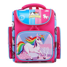 2020 School Bag for Girls Boys Children Orthopedic Backpack Kids Cartoon Unicorn Waterproof School Backpacks Primary 1-3-6 Grade 2024 - buy cheap