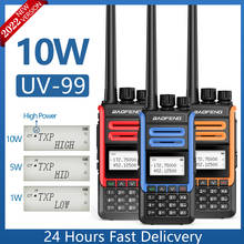 Uds Baofeng UV-99 Walkie Talkie 10W de alta potencia 8800mAh Radios doble banda UHF, VHF transmisor actualización UV-5R Radio de dos vías 2024 - compra barato