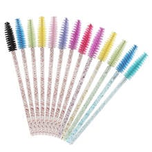 50Pcs/Pack Cosmetic Eyelash Brush Crystal Mascara Wands Applicator Eyelash Comb Brushes Disposable Eyelash Makeup Brush 2024 - buy cheap