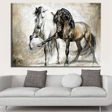 Vintage Poster Morden Canvas Print Wall Art Canvas Painting Posters And Prints Horse Wall Pictures For Living Room Home Decor 2024 - buy cheap