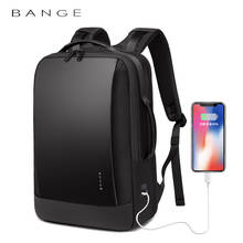 BANGE-mochila para ordenador portátil de 15,6 pulgadas Unisex, bolsa de viaje multifunción, para oficina y trabajo, color negro 2024 - compra barato