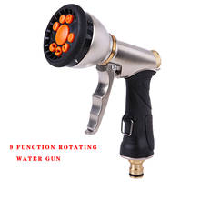 9 Function Water Gun Head Spray Car Wash Pure Copper Home Adjustment Shower Water Gun Zinc Alloy High Pressure Water Gun Head 2024 - buy cheap