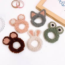 Children Cute Lamb Wool Bear Cat Frog Rabbit Elastic Hair Bands Girls Lovely Soft Scrunchies Rubber Bands Kids Hair Accessories 2024 - buy cheap