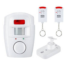 Sistema de alarma de seguridad para el hogar, Detector inalámbrico + 2x controladores remotos, Sensor de movimiento infrarrojo Pir, Monitor de alarma inalámbrico 2024 - compra barato