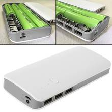 5V 2.1A 3 USB Power Bank зарядное устройство монтажная плата Повышающий Модуль + 5X 18650 литий-ионный Чехол DIY Kit 2024 - купить недорого