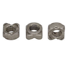 M4 M5 M6 M8 M10 201 304 Stainless Steel 201ss 304ss DIN928 Four Point Metric Thread Spot Welding Square Weld Nut 2024 - buy cheap