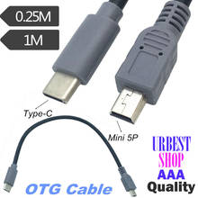 25 см 1 метр Type-C (USB 3,1) штекер к Micro USB штекер синхронизация заряда OTG зарядное устройство кабель для передачи данных Шнур адаптер 2024 - купить недорого