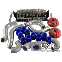 Aluminum Intercooler Kit for 300ZX Twin Turbo Fairlady Z32 VG30DETT Black/Blue/Red 2024 - buy cheap