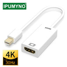 Mini Displayport To HDMI-compatible Cable 4k 1080P TV Projector Projetor DP 1.4 Display Port Converter For Apple Macbook Air Pro 2024 - buy cheap