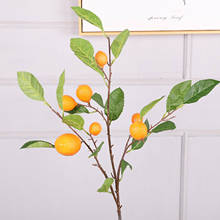 Artificial Faux Lemon Tree Fake Fruit Plants Photography Shooting Props Household Never Wither And Fall Home Wedding Decoration 2024 - buy cheap