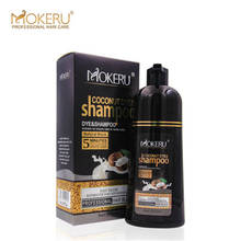 Mokeru-shampoo de tintura natural 2 em 1, shampoo sem efeito lateral, shampoo de tintura natural, 500ml 2024 - compre barato