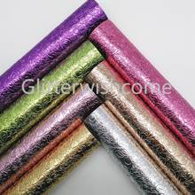 Glitterwishcome 21X29CM A4 Size Vinyl For Bows Flowers Embossed Faux Fabric,  Faux Leather Sheets for Bows, GM647B 2024 - buy cheap