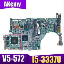 Akemy Laptop motherboard For ACER Aspire V5-572 V5-572G Mainboard DA0ZQKMB8E0 I5-3337U CPU SLJ8C 2024 - buy cheap