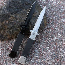 Damascus Utility 9CR18MOV Blade Knives Folding Knife Steel Handle Pocket Folding Knife Camping Hunting Survival Knife EDC Tool 2024 - buy cheap