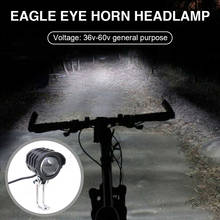 Waterproof Horn Headlight Portable Electric Bike LED Front Light E-Scooter Motorcycle Waterproof Cycling Elements 2024 - buy cheap