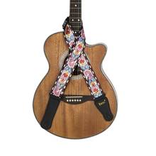 Guitar Strap Polyester Ethnic Style Flowers Strap Adjustable Electric Guitar Bass Ukulele Straps Belts Guitarra Accessories 2024 - buy cheap