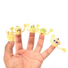 6Pcs Zombie Witch Mini Finger Sleeve Puppets Kids Interactive Halloween Toy Finger Puppets theater Plush Toys for Children Gifts 2024 - buy cheap