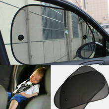 2 protetores para janela lateral do carro, protetor contra o sol, viseira de malha, proteção uv, 65*38cm 2024 - compre barato