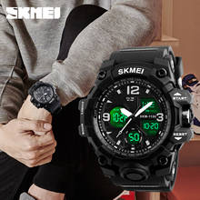 SKMEI-reloj deportivo de lujo para hombre, cronógrafo militar resistente al agua hasta 50M, con fecha, de cuarzo, Masculino, 2020 2024 - compra barato