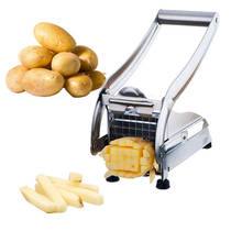 French Fries Potato Chopper Stainless Steel Vegetable Potato Chips Slicer Cutter Fry Cutter Manual Chips Chopper Kitchen 2024 - buy cheap