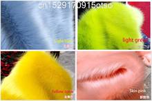 Quality pile 3cm faux fur fabric imitation fox fur clothing collar fur Carpet Decoration Materials,160cmX45cm(half yard)/pcs 2024 - buy cheap