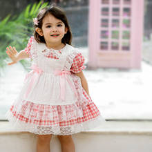 2021 summer new girls' Lolita Dress Girls' party dress children's princess skirt girls' birthday party dress 2024 - buy cheap