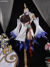 ¡Anime! Genshin-traje de Cosplay para mujer, uniforme hermoso para fiesta de Carnaval y Halloween, 2021 2024 - compra barato
